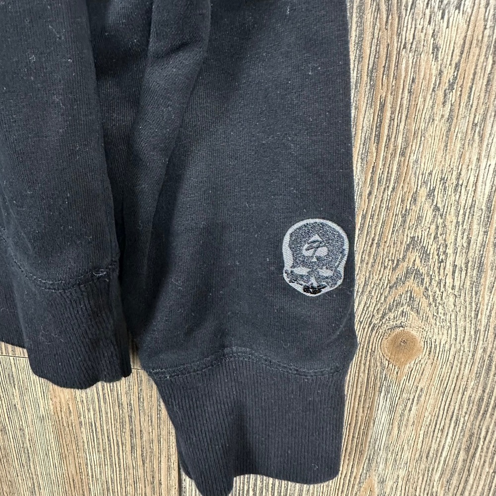 Zero Foxtrot Pullover Hoodie Skull Graphic Black Sweatshirt Size Medium Military - Picture 3 of 6